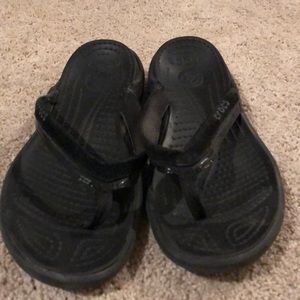 Crocs - 10.  Flip flops with a touch of suede